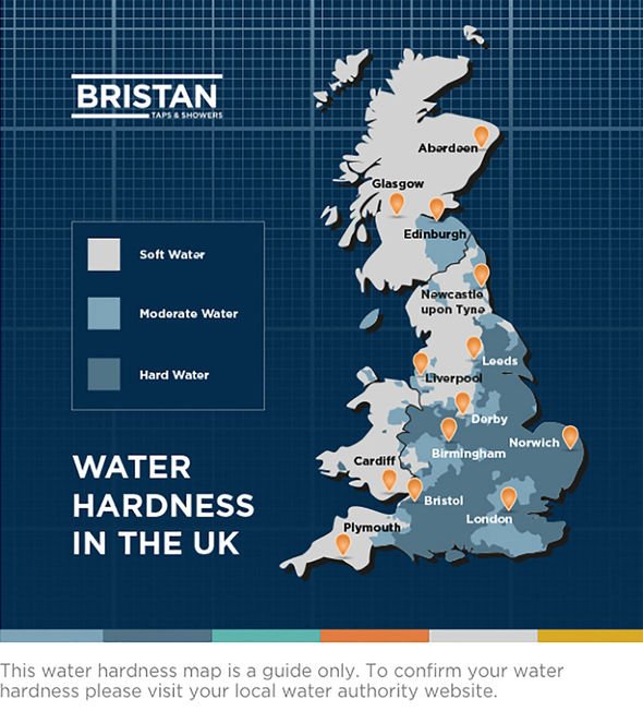 Hard water regions of the UK – Taps UK Helpdesk